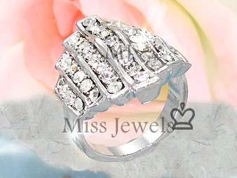 Simulated Diamond Dress Ring**Size 6